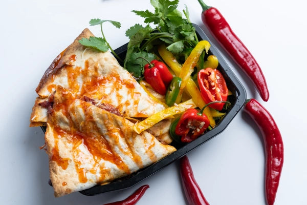 Chicken Quesadilla With Cheese & Peppers - 350g 14PK