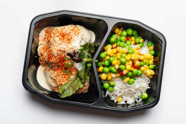 Lite Green Curry Chicken with Extra Fresh Veg (450g)