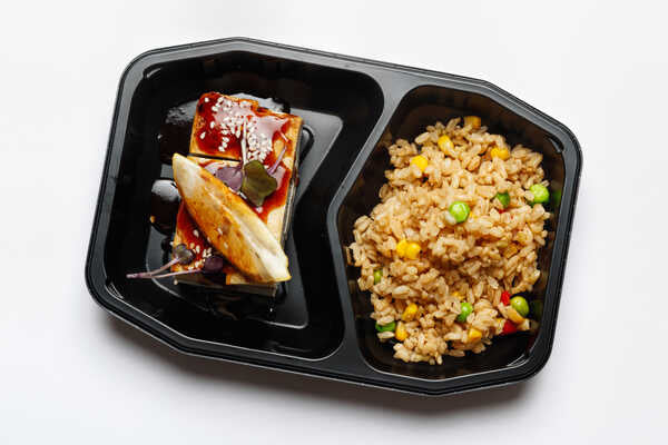 Vegetarian tofu with Honey Soy and Lemon