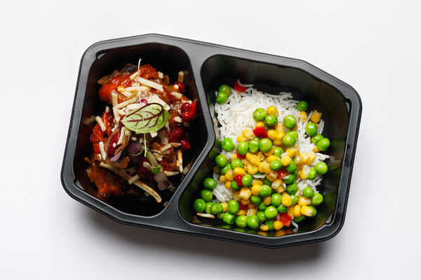 Mexican Chicken with Basmati Rice & Fresh Veg (450g)